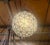 Art Deco Style Globe White Milk Glass & Brass Pendant Chandelier Lantern For Sale - Image 10 of 15