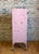 Metal Vintage Pastel Pink Industrial Medical Rolling Cabinet For Sale - Image 7 of 17