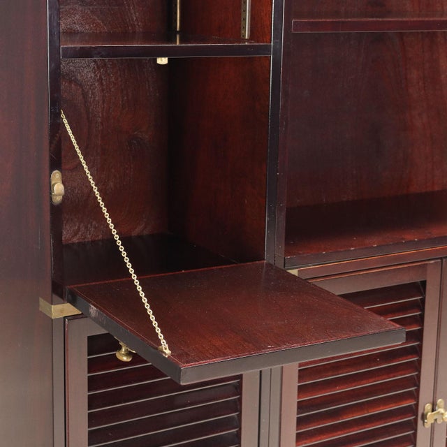 Wood Bookcase in Mahogany Veneer from La Vecchia Mare, 20th Century For Sale - Image 7 of 12