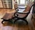 English Plantation Mahogany Chair With Matching Ottoman For Sale - Image 3 of 6