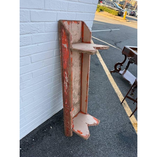 Antique Early American Rustic Style Painted Bench For Sale - Image 15 of 15