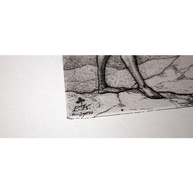 Abstract Paul Klee Lithograph Ltd Edition “Two Men Meet .. Higher Rank " For Sale In Atlanta - Image 6 of 7