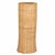 Traditional Round Scalloped Wicker Pedestal For Sale - Image 3 of 3