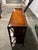 Traditional Late 20th Century English Regency- Burl Wood 3-Tier Console Server Table For Sale - Image 3 of 3