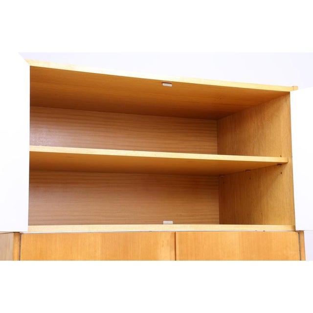 Vintage Wardrobe in Birch from Hellerau, 1960s For Sale - Image 6 of 17