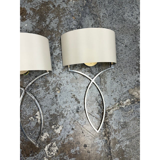 Nicolas Aubagnac for Porta Romana Wall Sconces, Pair For Sale In San Francisco - Image 6 of 12