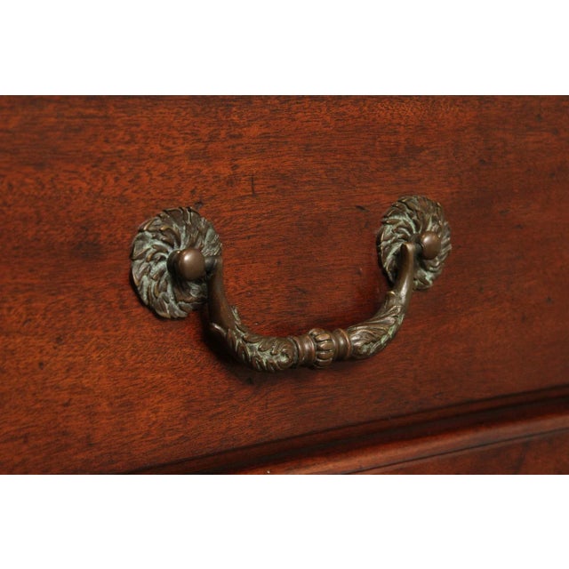 French Provincial Style Solid Mahogany Chest of Drawers For Sale - Image 12 of 12