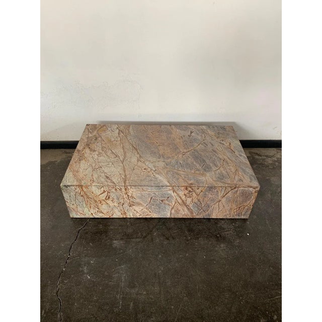 Stone Vintage Italian Marble Coffee Table For Sale - Image 7 of 7