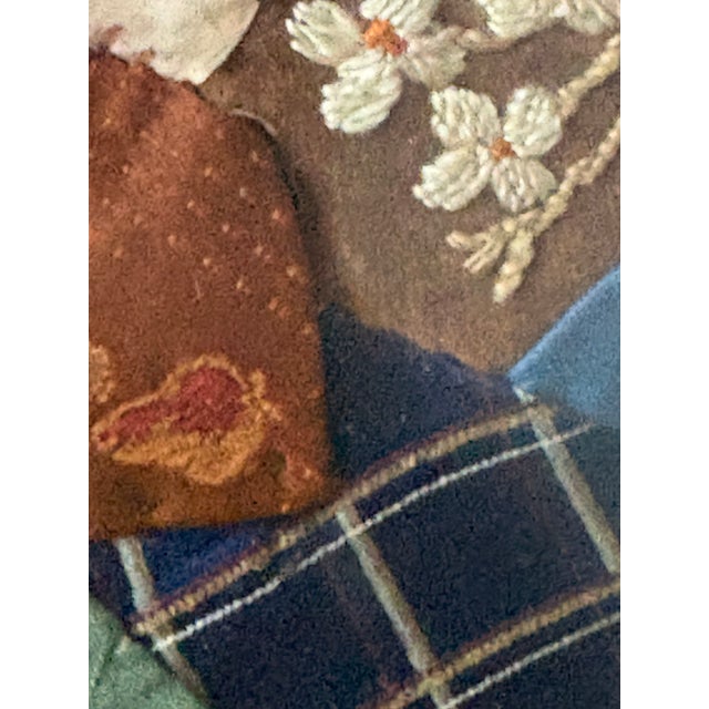 Antique Crazy Quilt Panel For Sale - Image 9 of 10