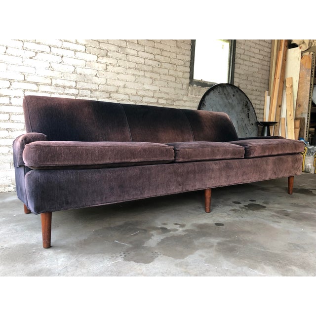 Jens Risom 1960s Mid Century Jens Risom Style Sofa For Sale - Image 4 of 13