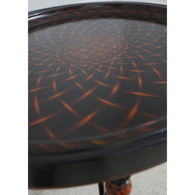 Regency Style Toleware Tray Top Coffee Table For Sale - Image 10 of 14