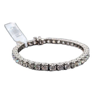 11.68 Ct Diamond Tennis Bracelet For Sale