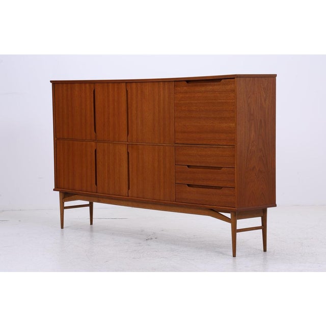 Vintage Danish Highboard in Teak by Børge Mogensen, 1960s For Sale - Image 16 of 18