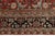 10 X 12 Vintage Persian Mahal Hand-Knotted Wool Rug Red & Navy For Sale - Image 10 of 10