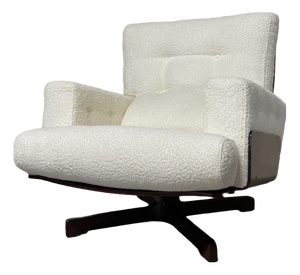 Model 401 Armchair with Footrest by Menilio Taro for Cinova, 1964