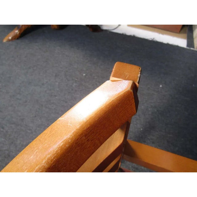Mid-Century Modern Teak Dining Chair For Sale In New York - Image 6 of 10