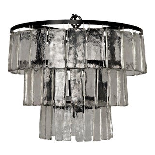 NOIR Carnegie Chandelier in Black Metal - Small For Sale