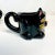 1990s Vintage Art Deco Majolica Halloween Black Cat Coffee Mugs - Set of 4 For Sale - Image 11 of 12