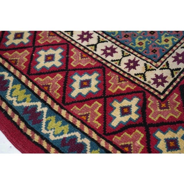 Vintage Moroccan Rug 6'5'' x 8'10'' For Sale - Image 4 of 10