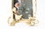 Metal Jugendstil Brass Picture Frame with Glass, 1908 For Sale - Image 7 of 10