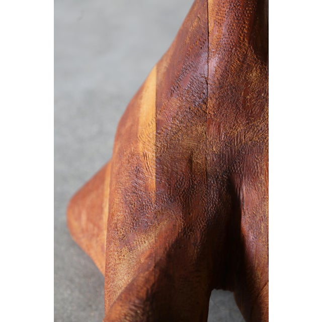 1960s Studio Craft Wilted Flower Fantastical Sculpture After Wendell Castle For Sale - Image 11 of 11