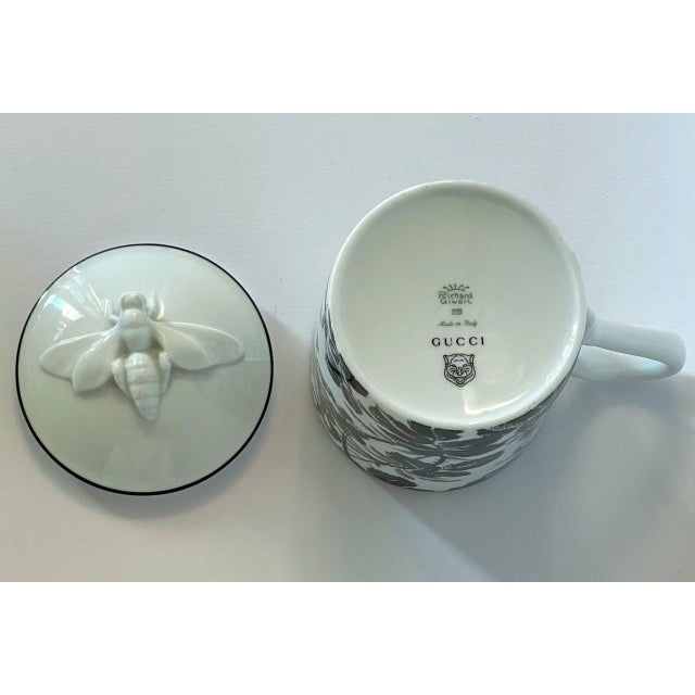 Gucci Porcelain Flowers Bee Mug For Sale - Image 6 of 7