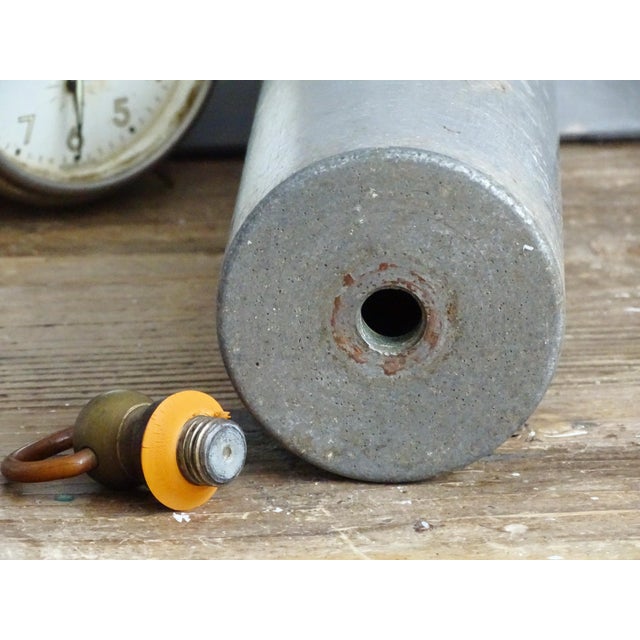 Metal 30s French Metal Hot Water Bottle, Bed Warmer, Thermos For Sale - Image 7 of 10