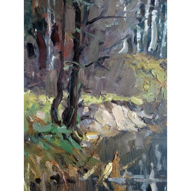 Autumn. 1967. Oil on cardboard, 68x57 cm edgars vinters (1919-2014) edgars vinters is working in oil, watercolor and...