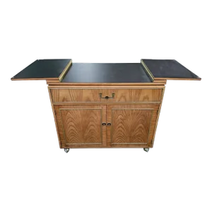 Vintage Campaign Style Bar Cart by Jack Cartwright for Founders Furniture