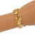 Elephant Link Bracelet Diamond 18k Yellow Gold 46 grams For Sale - Image 4 of 8