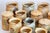 19th Century French Terracotta Pottery Pitchers with Floral Decor For Sale - Image 4 of 10