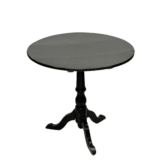 19th Century Dark Oak Tilt-Top Tripod Table For Sale - Image 11 of 11