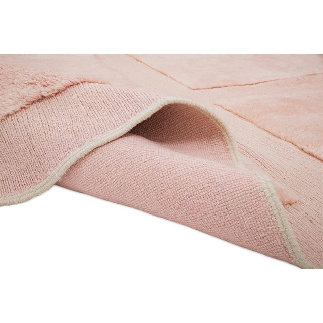 Contemporary Hand-Knotted Wool Rug by Azele Studio For Sale - Image 3 of 12