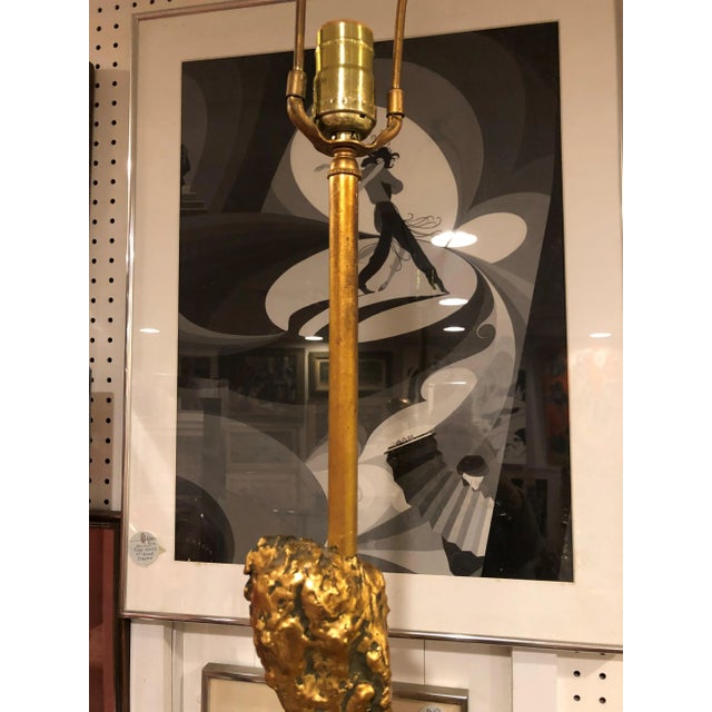 1960s Monumental Brutalist Sculptural Lamp of a Woman For Sale - Image 9 of 11