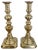 Victorian Brass Candlesticks, 1850s, Set of 2 For Sale