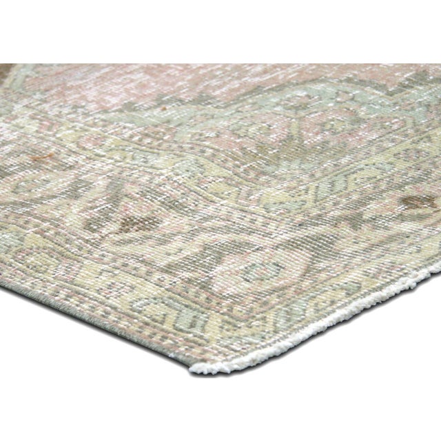 Traditional 1960s Turkish Oushak Rug For Sale - Image 3 of 6