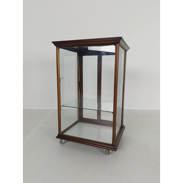 Small Display Cabinet in Glass and Wood For Sale - Image 6 of 11