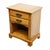 LINK TAYLOR Countryside Collection Solid Oak Early American Rustic 21" Open Cabinet Nightstand 6613 26" High 21.75" Wide...