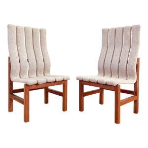 Jan Ekselius Style Postmodern Scandinavian Accent / Lounge Chairs, 1970s - A Pair