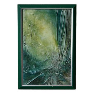 Michal Bajsarowicz, Abstract Composition: Zakopane, 1988, Oil and Mixed Media Painting For Sale