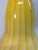 Antique French Yellow Brass Gourd Shaped Pottery Electric Table Lamp Light For Sale - Image 12 of 13