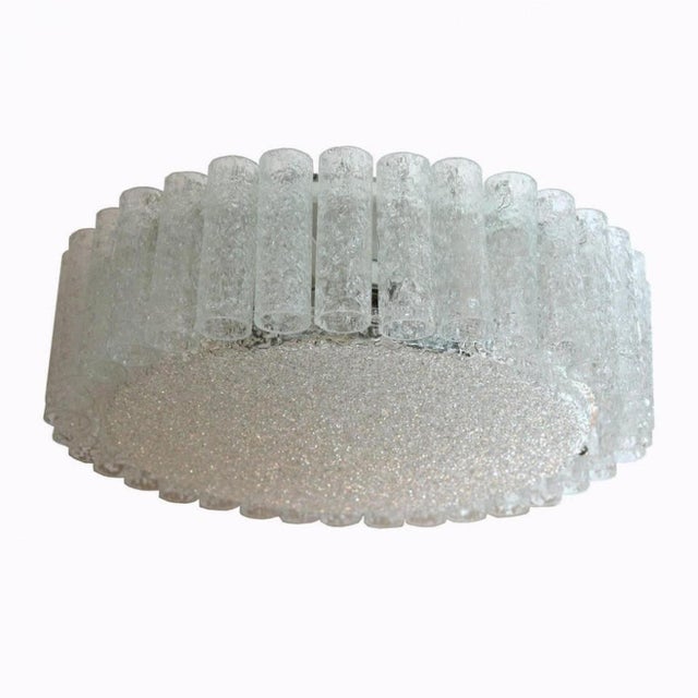 1970s Clear Flush Mount from Doria, 1960s For Sale - Image 5 of 17