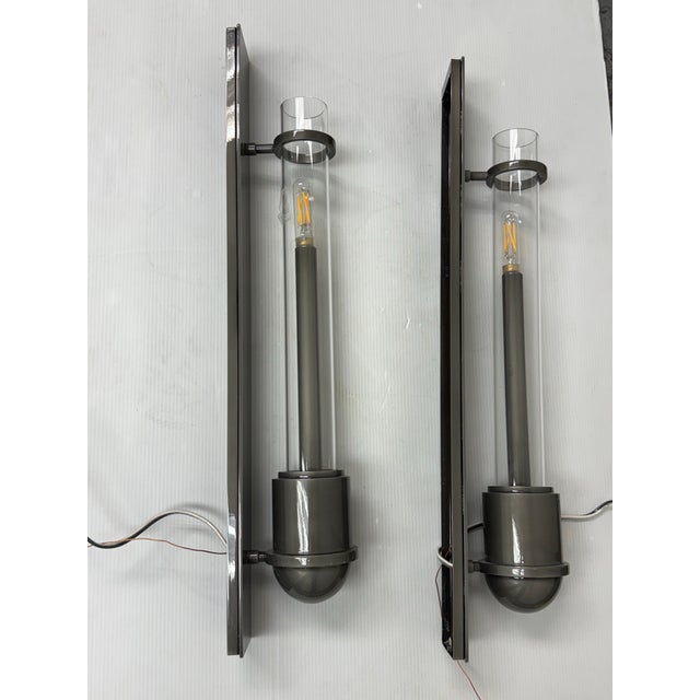 2010s Urban Electric Huntley Wall Sconces, Pair For Sale - Image 5 of 11