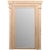 Cream Large French 19th Century Neutral Trumeau Wall Mirror With Natural Wood Finish For Sale - Image 8 of 9
