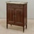 Antique French Louis XVI Mahogany Cabinet With Carrara Marble Top and Brass Gallery For Sale - Image 4 of 18