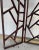 Arteriors Home Arteriors Mid-Century Modern Style Carved Geometric Walnut Finished Wood Maddock Screen For Sale - Image 4 of 6