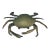 Mid 20th Century Brass Articulate Crab Ashtray Catch All For Sale