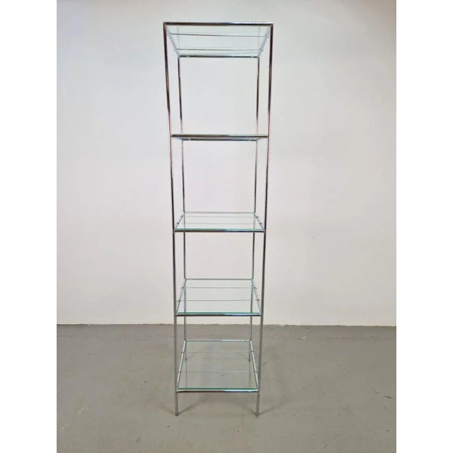 Vintage Abstracta Display Rack in Metal & Glass by Poul Cadovius, Denmark, 1960s For Sale - Image 9 of 11