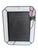 Glass Vintage Stained Glass Rose Picture Frame For Sale - Image 7 of 8