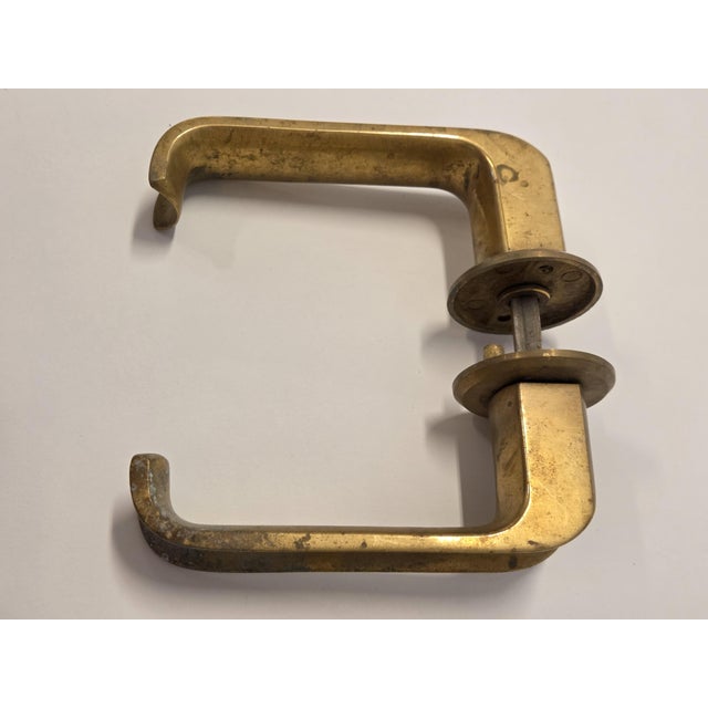 Mid-Century Modern Door Handles by Ilmari Tapiovaara, Finland, 1970s, Set of 2 For Sale - Image 3 of 15